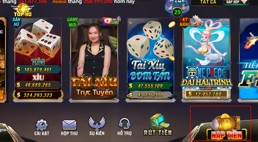 nạp tiền QRCode
