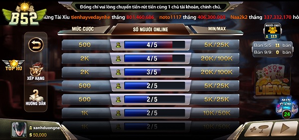 Cách so bài trong bài Liêng